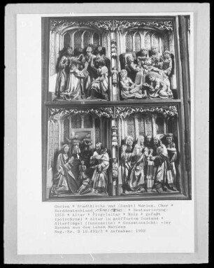 Altar in geöffnetem Zustand — Altarflügel (Innenseite)