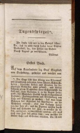 Tugendspiegel.