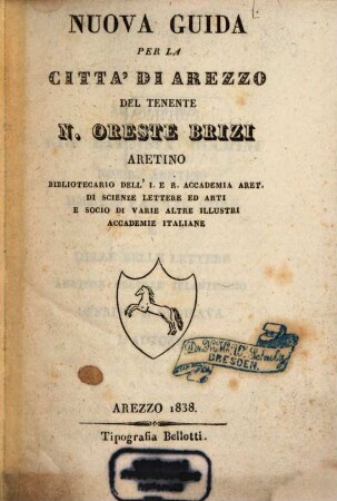 Nuova guida per la città di Arezzo