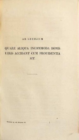 L. Annaei Senecae Opera, 3. Dialogi IX [u.a.]