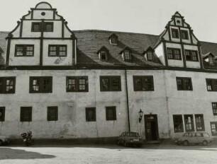 Glauchau, Schloss Forderglauchau, Fassade zum Innenhof