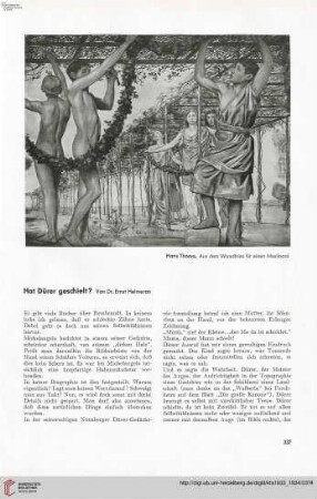 49: Hat Dürer geschielt?