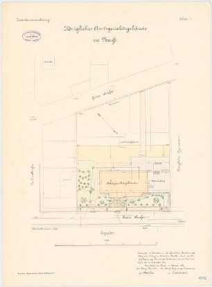 Amtsgericht, Neuss: Lageplan 1:250
