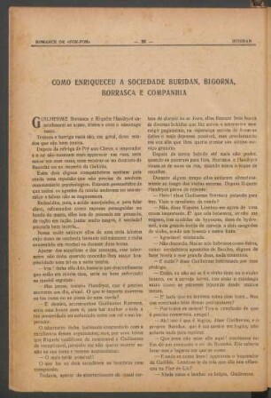 Como enriqueceu a Sociedade Buridan, Bigorna, Borrasca e Companhia