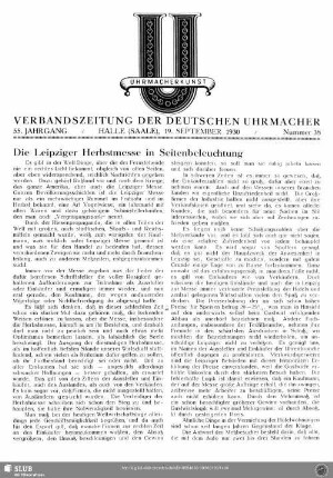 Die Leipziger Herbstmesse in Seitenbeleuchtung