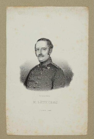 Bildnis von Matthias Lüttichau (1795-1870)
