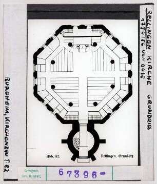 Rellingen: Kirche. Architekt: Cai Dose, Grundriss
