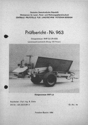 Düngerstreuer RNP-3,0