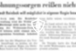 Wohnungssorgen reißen nicht ab