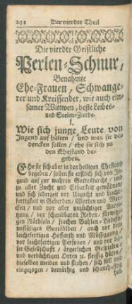 Die vierdte Geistliche Perlen-Schnur
