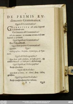De Primis Rudimentis Grammaticae.