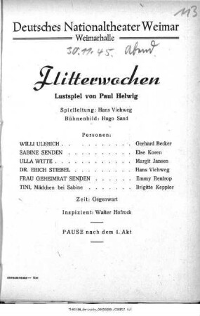 Flitterwochen