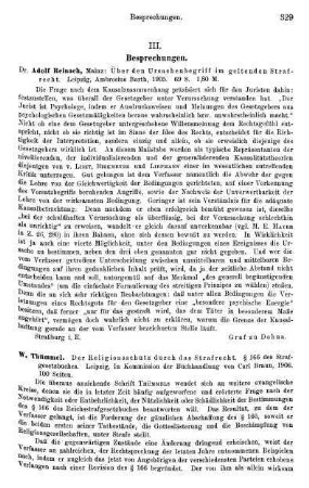 329-336, III. Besprechungen