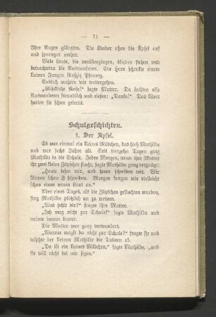 Schulgeschichten