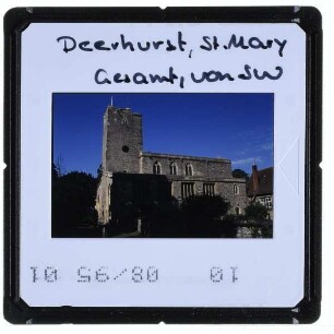 Deerhurst, St Mary's Priory Church : Gesamtansicht, von Südwesten