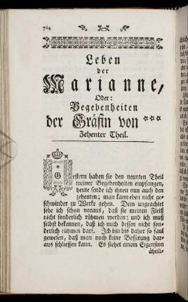Zehenter Theil.