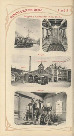 Bergische Kleinbahnen A.G., Elberfeld ; Neviges