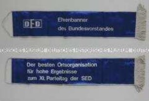Fahnenschleife des Demokratischen Frauenbundes Deutschlands