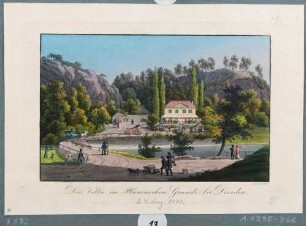 Die Villa Grassi im Plauenschen Grund bei Dresden