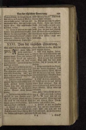 XXVI. Von der täglichen Erneurung.