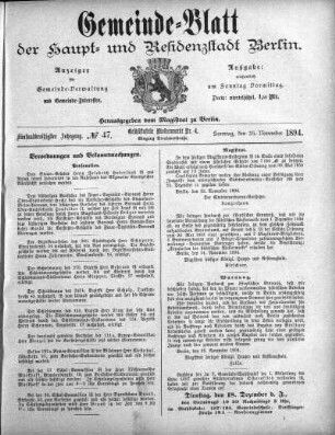 1894,47: No. 47, 25. November 1894