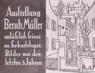 Plakat anläßlich seines 80. Geburtstages