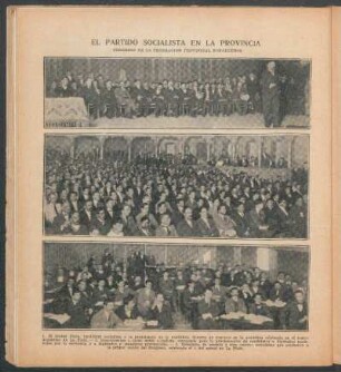 El Partido Socialista en La Provincia - [Ilustración] : Congreso de la Federación Provincial Bonaerense