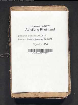 Die Leibgewinnsgüter im Moersischen