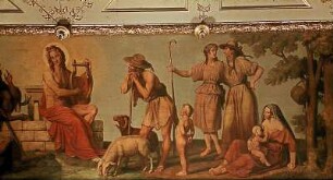 Apollo spielt die Lyra