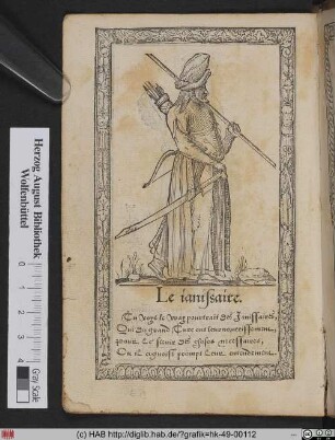 Le ianissaire [Recueil de la diversité des habits, Kleidung eines Janitscharen]