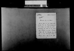 Franz Böhm, Karlsruhe, an Heinrich von und zu Bodman: Stellungnahme zum Jesuitengesetz, 13.12.1912.