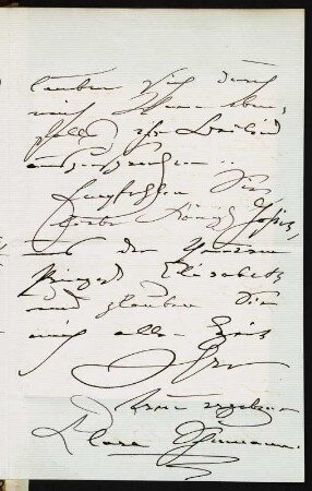 Brief von Clara Schumann an Maria Anna  : Brief von Clara Schumann an Maria Anna  Frankfurt , 30.05.1884. Seite 3. Dresden: SLUB Mscr.Dresd.App.70,112c