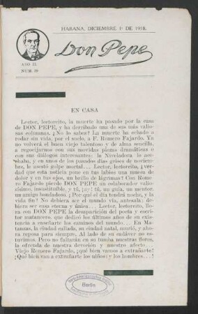 2,29.1918: Don Pepe, 2,29.1918