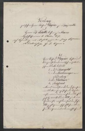 Verlagsvertrag für "Das Rheingold", "Die Meistersinger von Nürnberg", "Die Walküre" und "Siegfried"
