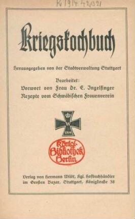 Kriegskochbuch
