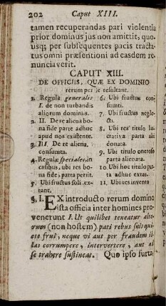 Caput XIII. De Officiis, Quæ Ex Dominio