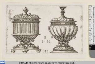 Zwei Schalen mit Deckel