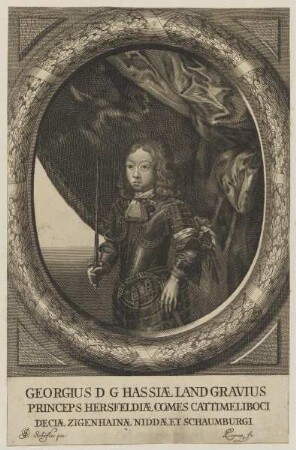 Bildnis des Georgius Hassiae Landgravius