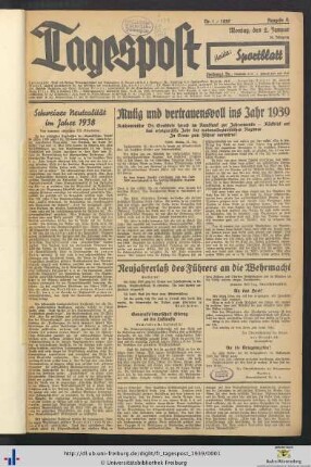 Nr. 1-26 (Januar 1939)