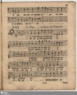 XVII. O Lamm Gottes unschuldig