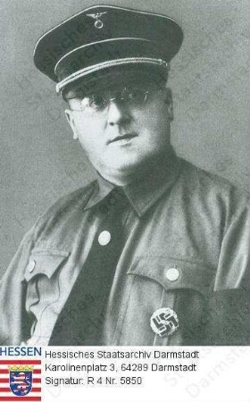 Wamboldt, Otto (1884-1945) / Porträt, in NS-Uniform, Brustbild