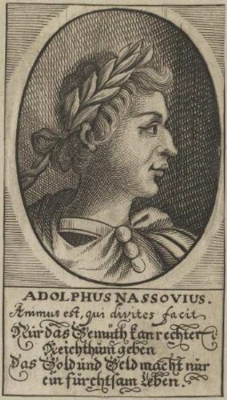 Bildnis des Adolphus Nassovius