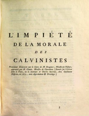 Oeuvres de Messire Antoine Arnauld. 14, Contenant les nombres VII et VIII de la troisieme classe