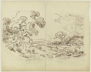 Heroische Landschaft mit Hirten