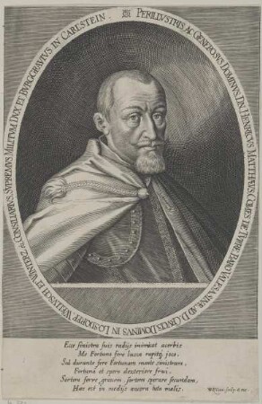 Bildnis des Henricvs Matthaevs, Comes de Tvrre, Baro. Valesasinae