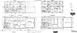 Endersbach: Empfangsgebäude Grundrisse