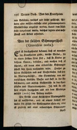156-175, Von der falschen Schwangerschaft (Graviditas notha)