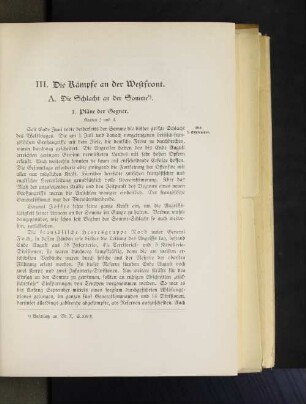 III. Die Kämpfe an der Westfront.