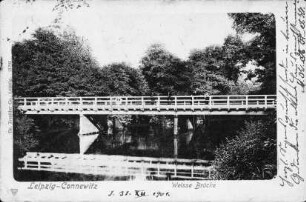 Leipzig-Connewitz: Weisse Brücke