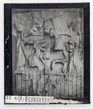 Externsteine: Felsrelief, Teut.Wald, Kreuzabnahme